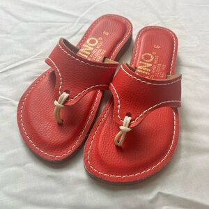 Kino Women's Red Sandals Size 6